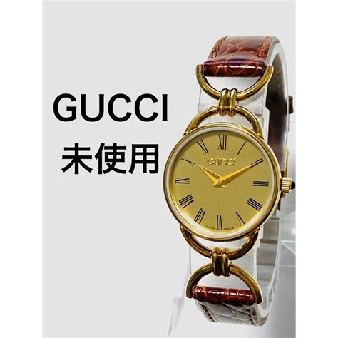 Authentic Gucci 6000.2.l Women's Watch Quartz Ivory Dial .